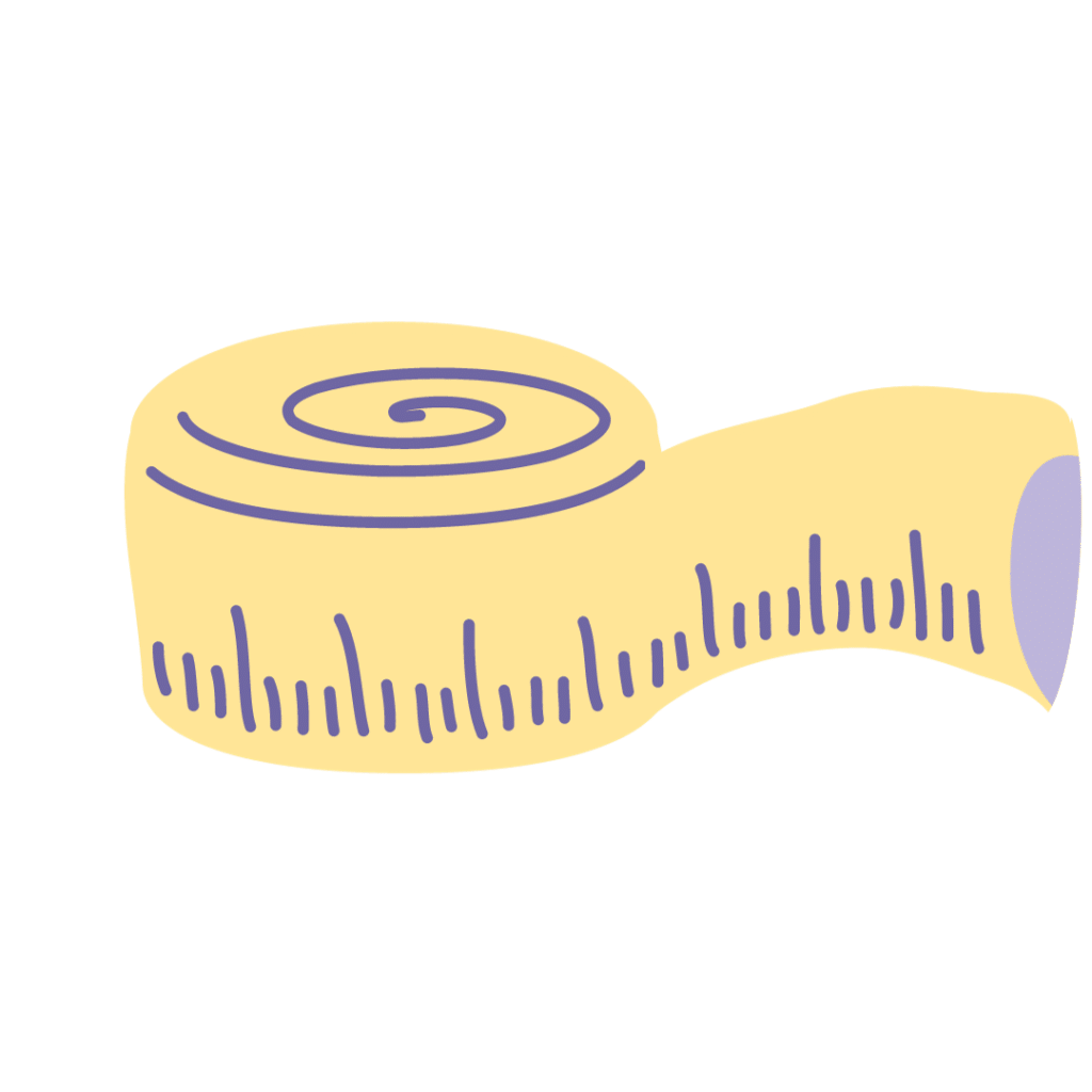 Tool 4 of the seven instruments: A picture of a tape measure